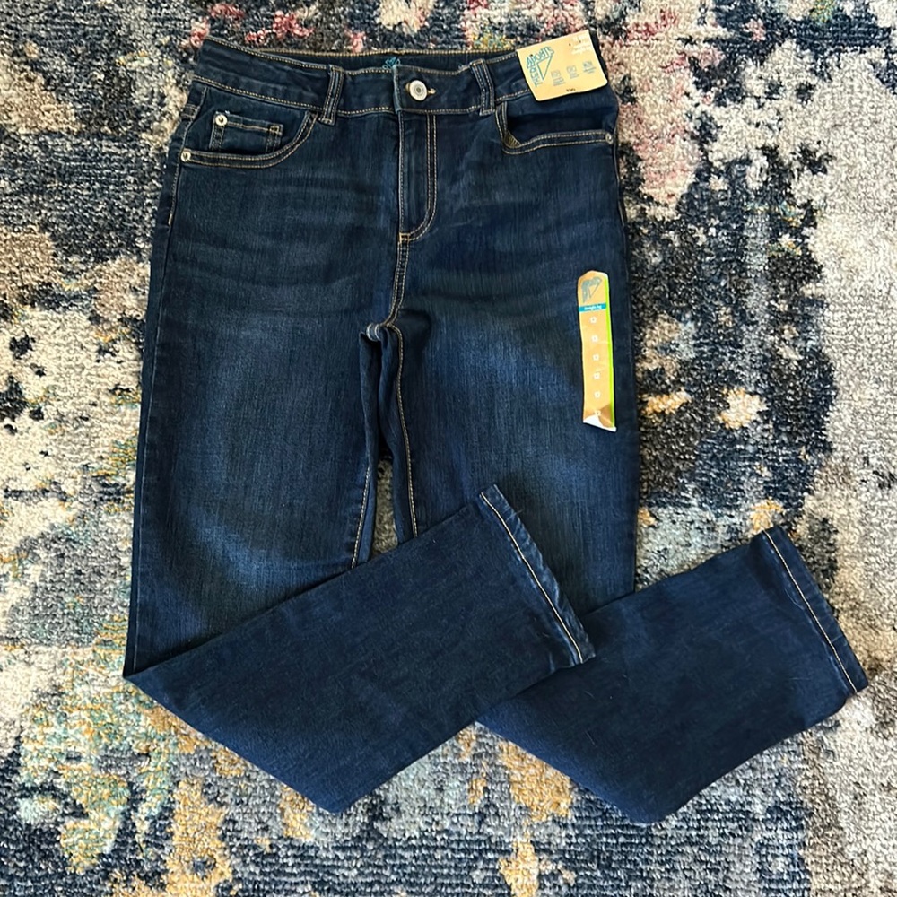 #25 JCpenny brand superflex straight leg jeans size 12 in girls.